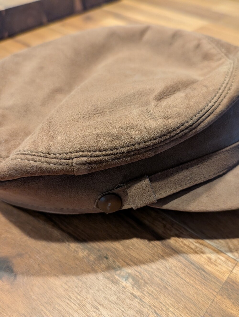 Vintage Olympia Prinz-heinrich Suede News Boy Cap - Picture 3 of 16